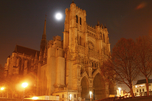 Cliché de la cathédrale d'Amiens