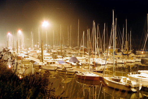 soir sur le port de saint valery, photo pascal lando