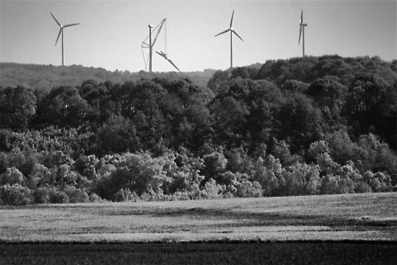 Construction d'éoliennes à Rosières